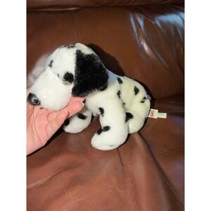 No Code Webkinz Ganz Dalmation Dog Plush Stuffed Animal Black White Spots